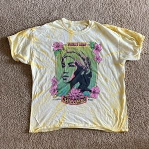 Jhene Aiko Chilombo Tie Dye Shirt - XL (Yellow)